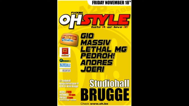 dj massiv live @ fucking ohstyle @ studio hall brugge 18 11 2005 смотреть онлайн