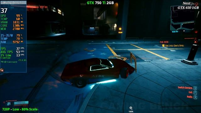 Cyberpunk 2077 - Patch 1.31 | GTX 750 Ti, GT 1030, RX 560, RX 550, GTX 650 смотреть онлайн