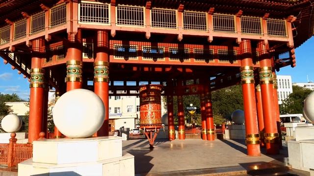 Калмыкия/Элиста /Пагода семи дней и статуя Будды Шакьямуни глазами местного жителя смотреть онлайн