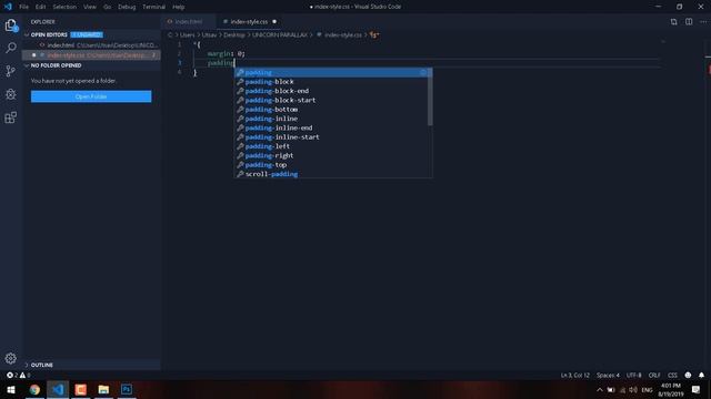 Creating a Webpage using Parallax Effect on Mouse Move,HTML,CSS and JS смотреть онлайн
