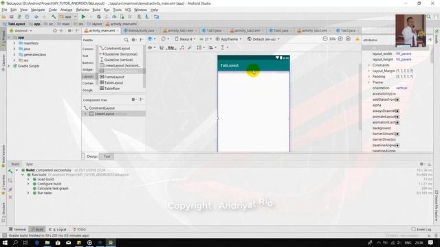 Pengenalan TabLayout Android смотреть онлайн
