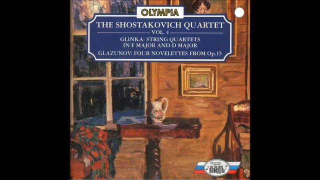 Mikhail Glinka : String Quartet in F major (1830) смотреть онлайн