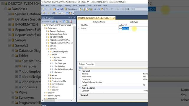 How to create table with date column in SQL ? SQL me Date column ke sath table kaise create kare? смотреть онлайн