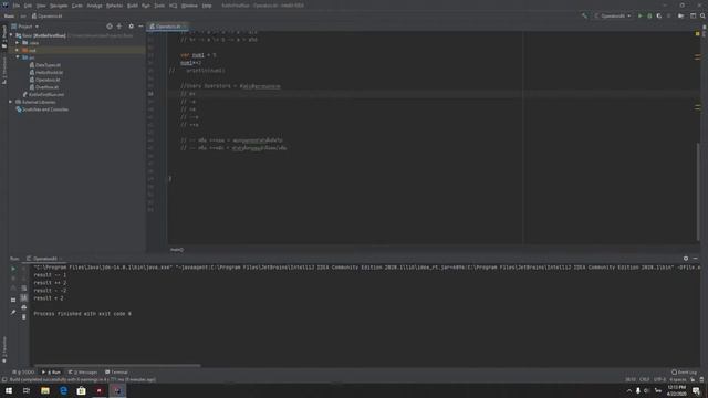 สอน Kotlin #3 ตัวดำเนินการประเภทต่างๆ смотреть онлайн