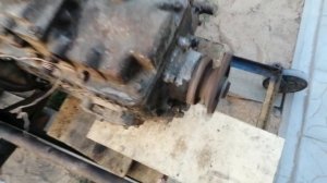 Соединение КПП Зил с двигателем Т-25(Д-21)