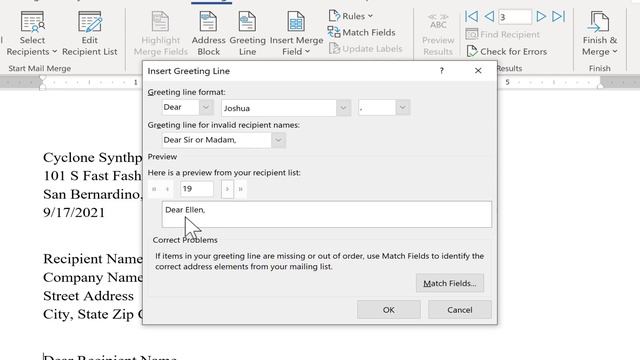 Mail Merge from Excel to Microsoft Word смотреть онлайн