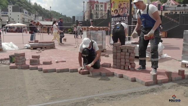 Как делали ремонт брусчатки Роза Хутор смотреть онлайн