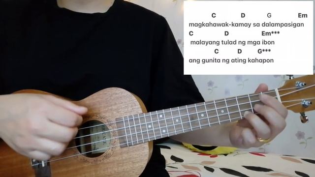 Kanlungan | Noel Cabangon | Ukulele Tutorial | Strumming Version | Easy chords смотреть онлайн