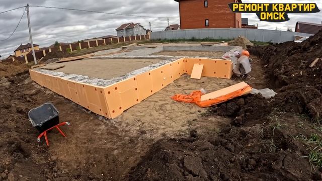 Идеальный дом 100 - 150 м2 из газобетона на ленточном фундаменте с полами с обратной засыпкой. смотреть онлайн