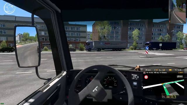 Возвращение к Месту Силы 09. Euro Truck Simulator 2. МАЗ 5440 смотреть онлайн