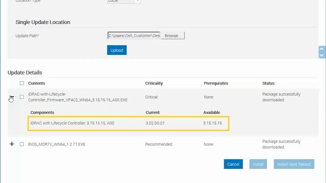 How to Update PowerEdge Firmware Using iDRAC 9 смотреть онлайн
