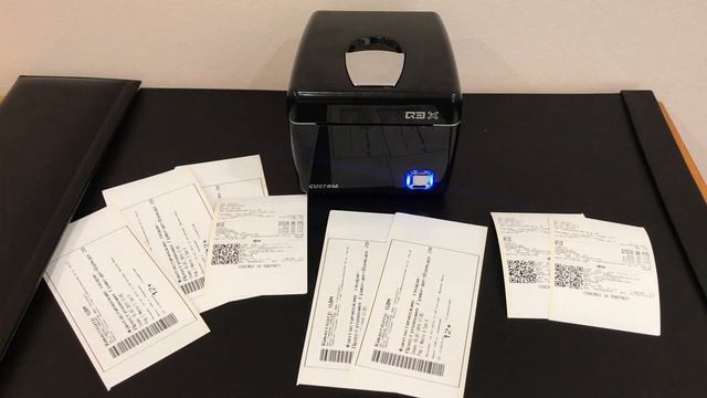 CUSTOM Q3X - печать БСО билетов смотреть онлайн