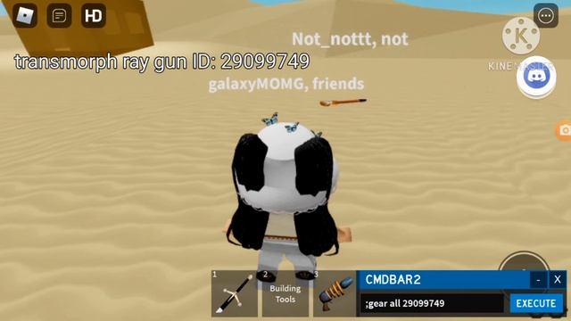 Transmorph ray gun ROBLOX gear ID code (Shout out to @Not_nottt for testing it) смотреть онлайн