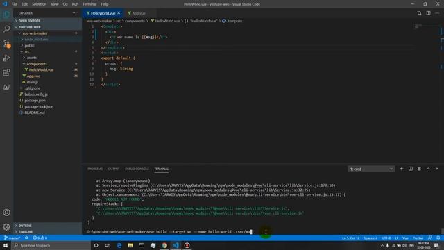 Vue js Web Components With Simple Example | In Hindi смотреть онлайн