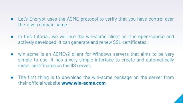 How to install the Let's Encrypt SSL Certificate in the Windows VPS without a control panel? смотреть онлайн