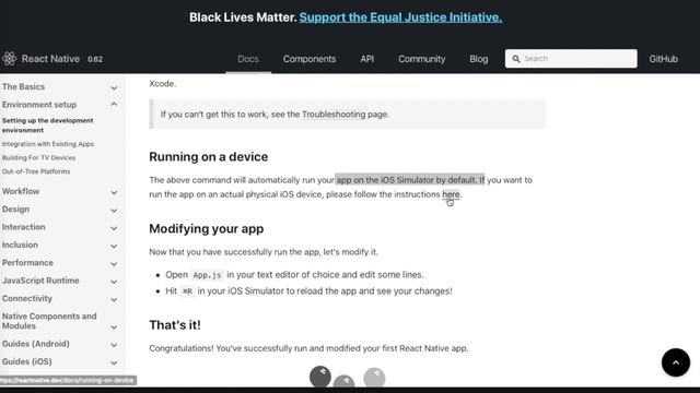 React Native iOS App Setup смотреть онлайн