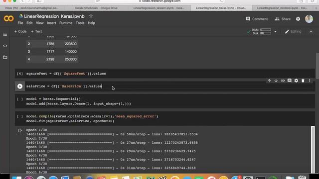 Linear Regression Comparison | Keras Vs Sklearn [ Jupyter Notebooks Included ] смотреть онлайн