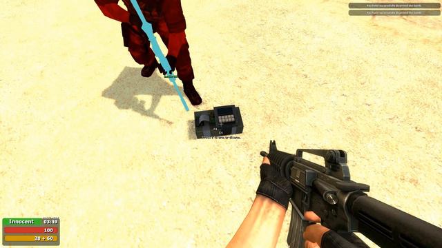 Garry's Mod 13 - TTT Force Defuse C4 смотреть онлайн