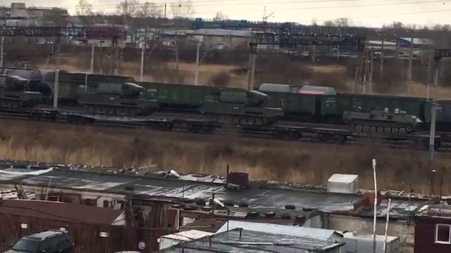 Переброска войск и техники России ближе к границе КНДР.Новости смотреть онлайн