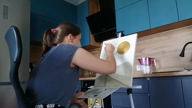 РИСУЮ КАРТИНУ / картина акрилом для интерьера смотреть онлайн