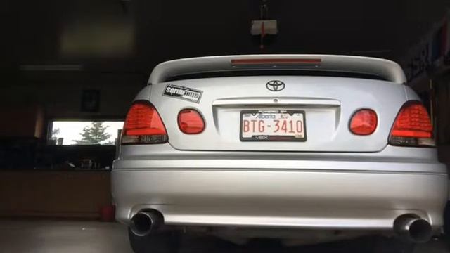 98 JZS161 Aristo 3" turbo back straight pipes смотреть онлайн