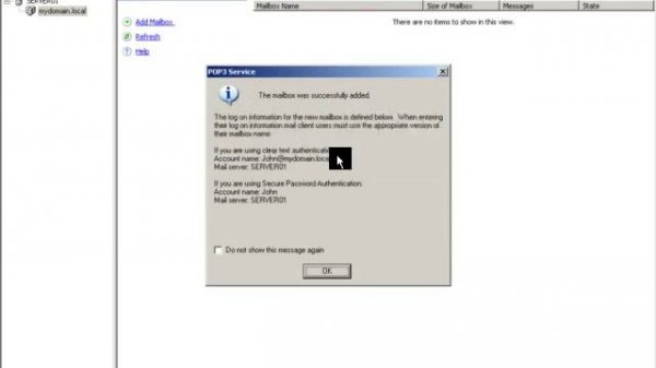 How To Install POP3 - SMTP Mail Server - Windows Server 2003
