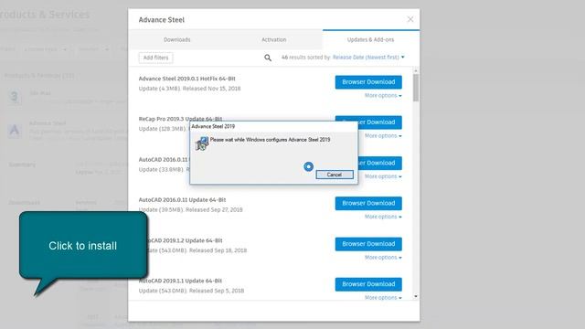 How to install the Advance Steel 2019.0.1 Hotfix смотреть онлайн