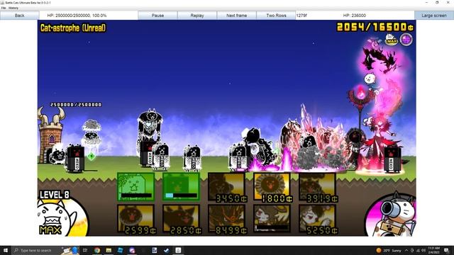 The Battle Cats Ultimate | Custom Stage And Enemies | Cat-astrophe (Unreal)