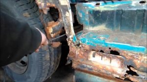 ремонт кузова т-4.часть 2. Пороги в хлам!!!