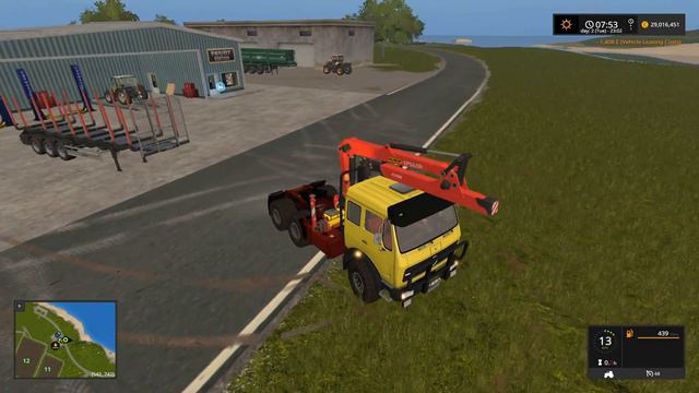 FS | 17 | Mods MERCEDES-BENZ NG 6X6 FORESTRY CRANE смотреть онлайн