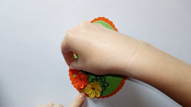 #Easter egg made of cardboard and foamiran with your own hands# смотреть онлайн