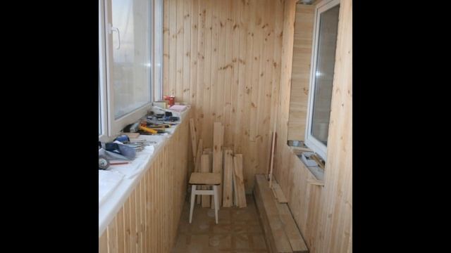 Балкон из дерева своими руками. Обшивка балконов, работа с деревом. (098)608-90-11 смотреть онлайн