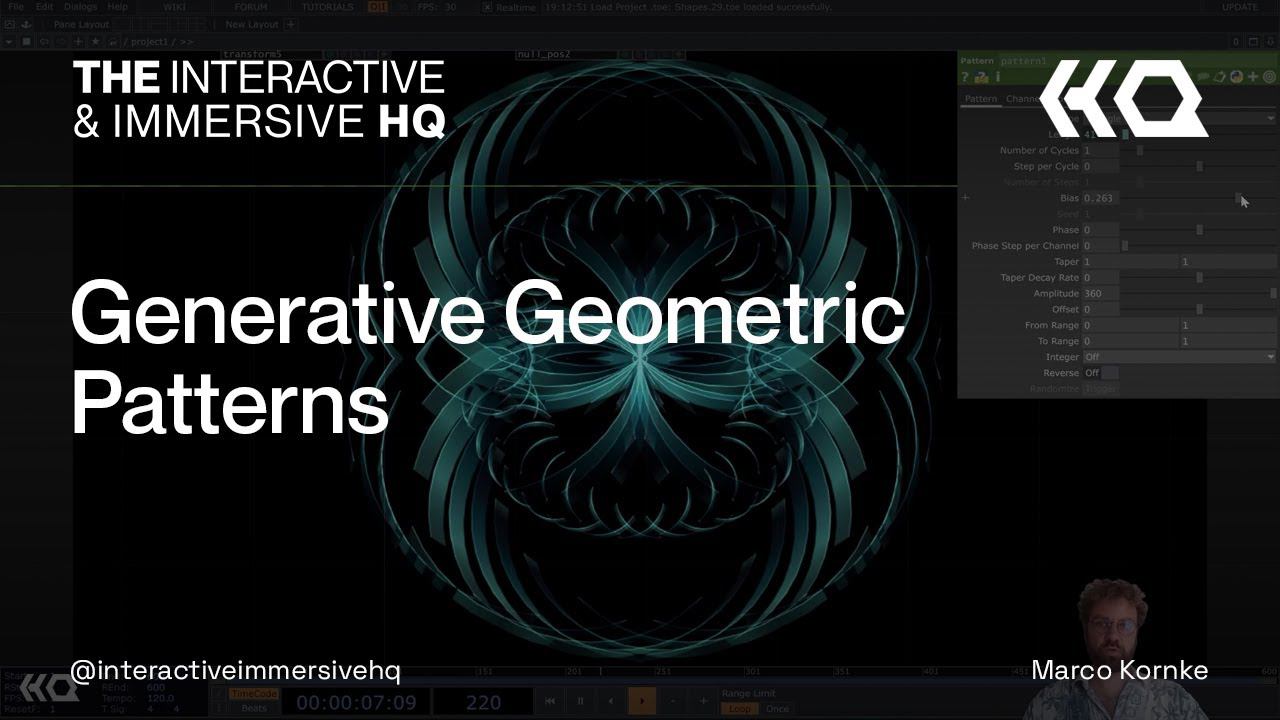 Generative Geometric Patterns In TouchDesigner