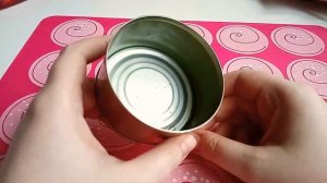 Кулинарное кольцо своими руками из консервной банки))