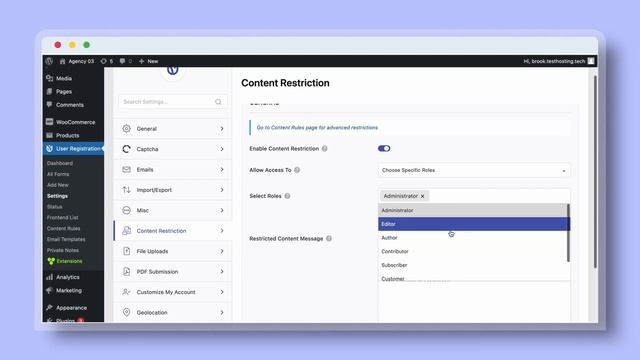 Content Restriction: User Registration for WordPress смотреть онлайн