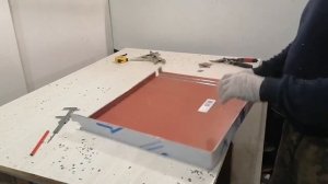 Фрезеровка и сборка фасадной кассеты из композита