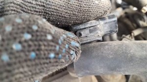 ЗАМЕНА ВЕРХНЕГО ДАТЧИКА КИСЛОРОДА(Хендэ Солярис).