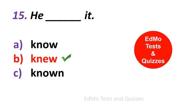 GRAMMAR TEST. 30 QUESTIONS. English quiz. смотреть онлайн