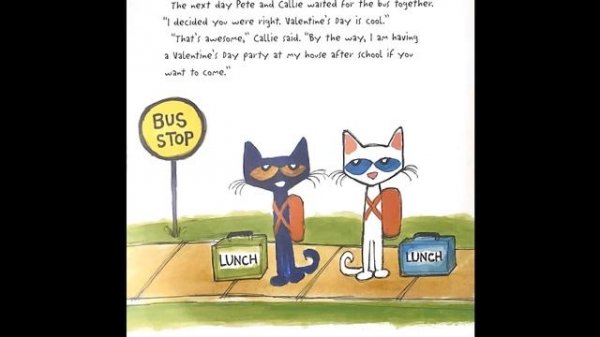 Pete the Cat Valentine's Day is Cool | Kimberly & James Dean