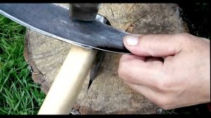 Как отбить и наточить ручную косу, техника кошения