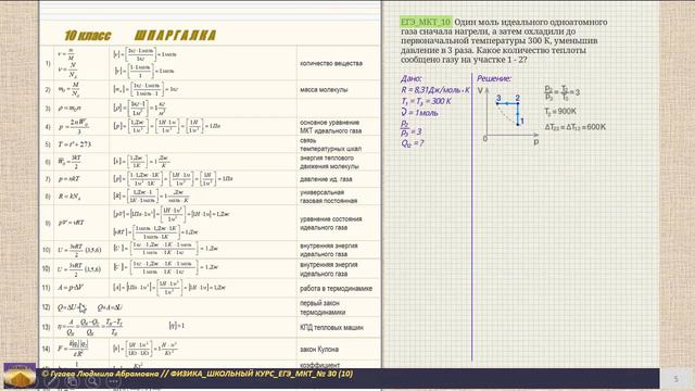 ЕГЭ МКТ №30(10) смотреть онлайн