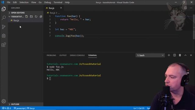 SocketIO TypeScript : Build Your First TypeScript File смотреть онлайн