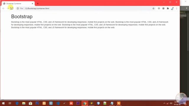 03 Bootstrap Container in Tamil смотреть онлайн