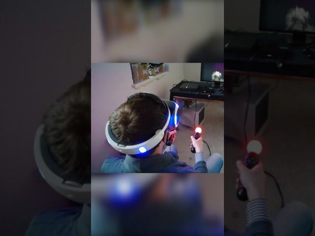 Напугал друга страшной игрой в VR шлеме #shorts смотреть онлайн