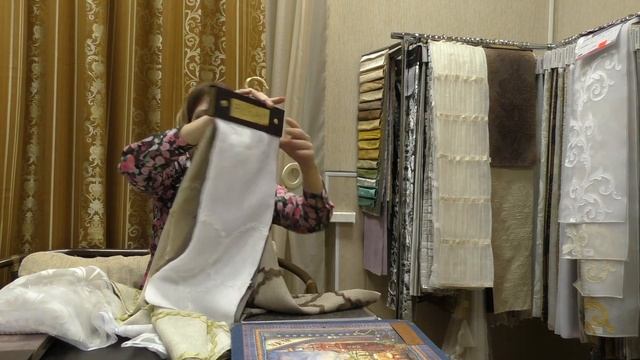 #039. Легкие ткани для штор с растительным орнаментом и лён: коллекция 2017. Пошив штор на заказ смотреть онлайн