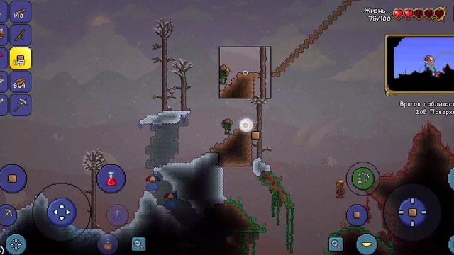 Пурга в КримЗоне | Terraria 1.4 | Android Gameplay 60 fps смотреть онлайн