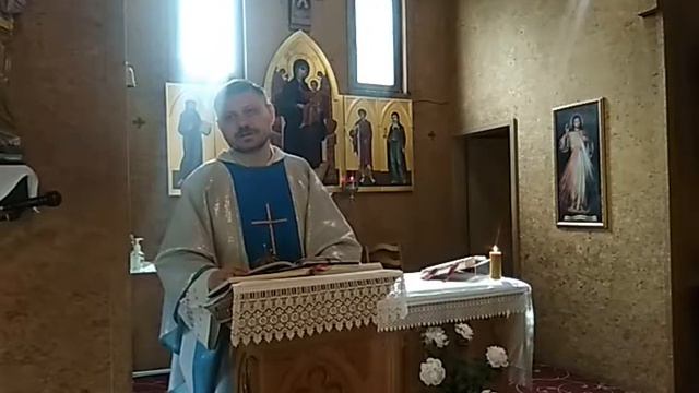 Проповедь от 20.06.20, память Непорочного Сердца Пресвятой Девы Марии. смотреть онлайн