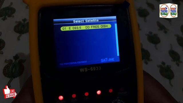 How To Add New TP Frequency And New Satellite In Digital Satellite Finder | Satlink WS-6933