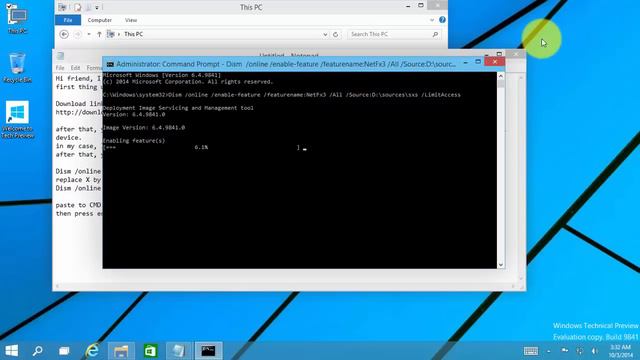 Windows 10 - Install .Net Framework 3.5 On Windows 10 Offline [HD] смотреть онлайн