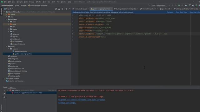 Error : Task 'wrapper' not found in project ':app' || Android Studio || Fixing смотреть онлайн